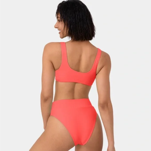 HALARA Dreamy Pink Bikini TOP and Crossover Swimsuit BOTTOMS, NWT, Size M (8-10) - Picture 2 of 9